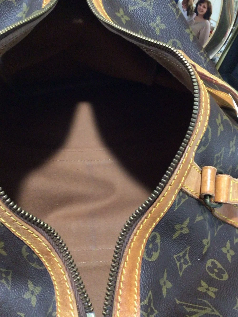 Louis Vuitton Monogram Canvas Handbag or Travel 14 x 7 x 8